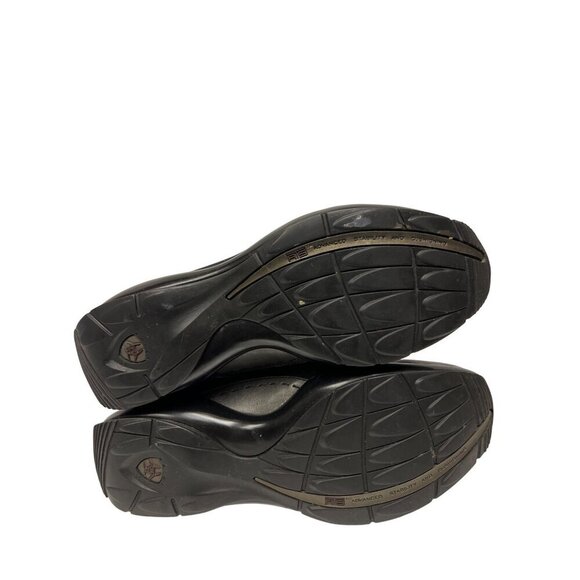 Ariat Women's Black Leather Comfort Zip Closure Slip On Shoes Size 6.5 Low Shaft - Picture 8 of 9